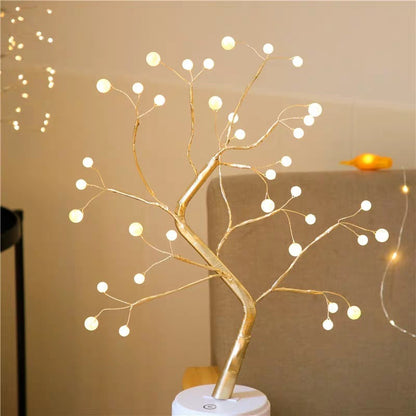 Battery-operated LED string lights for cozy room lighting
