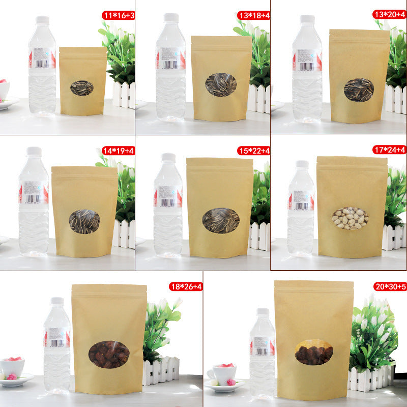 Round kraft paper bags