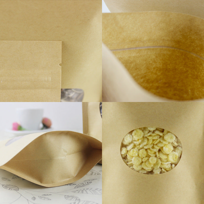 Round kraft paper bags