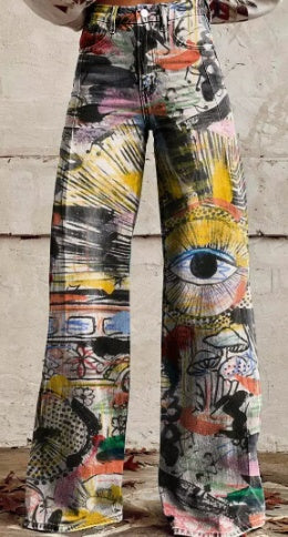 Women's Casual Pants Thin Imitation Jeans