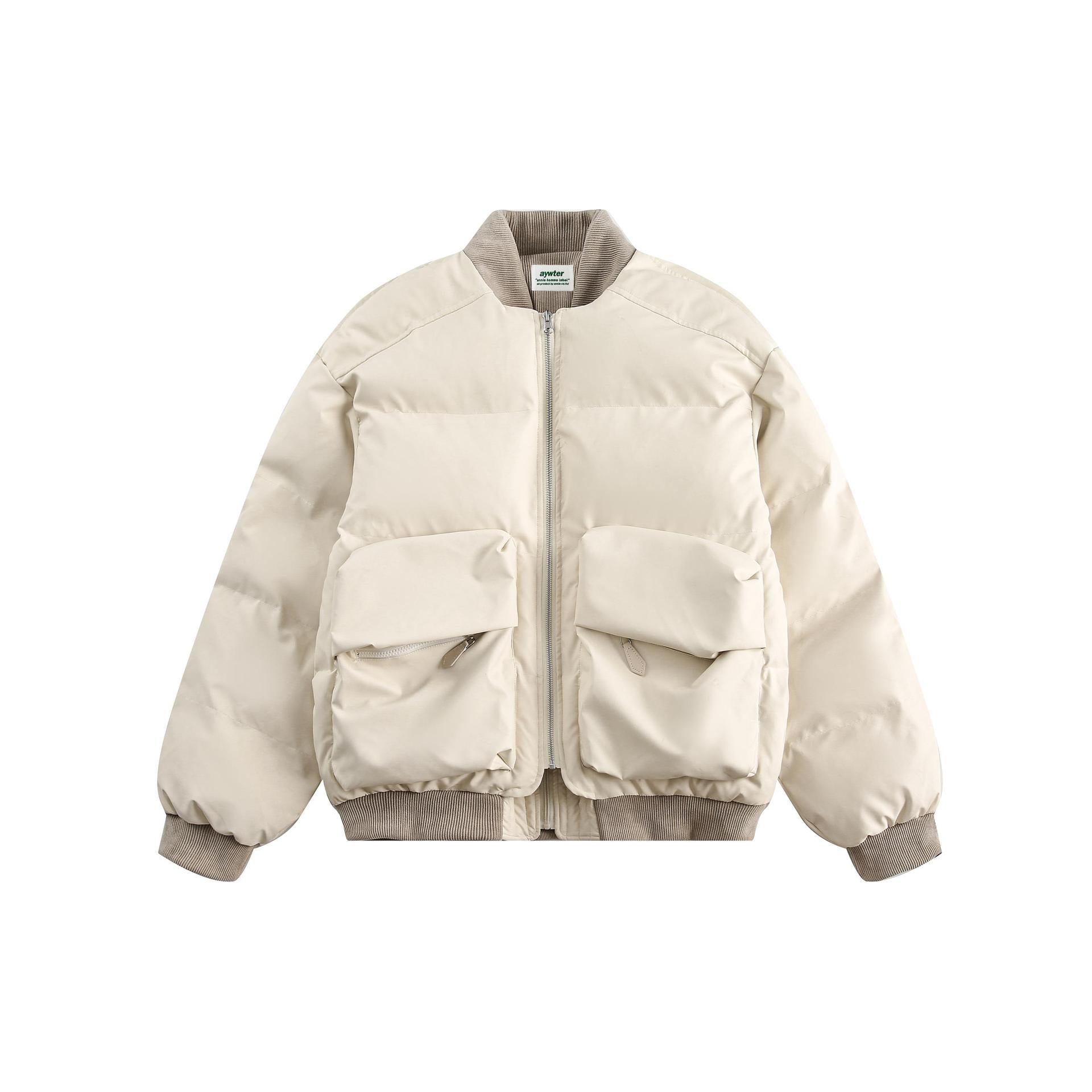 Stitching Pu Shuai Fake Two-piece Cotton-padded Clothes For Men And Women