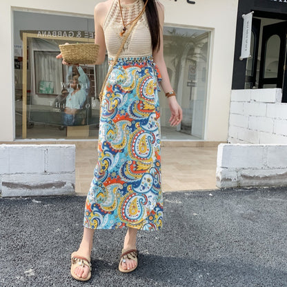 Chinese Style Hip Skirt Women's Summer Sun Protection Skirt