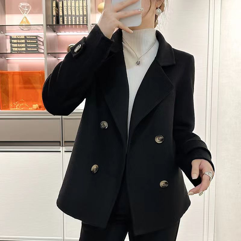 Short Handmade Fall Winter Coat Loose