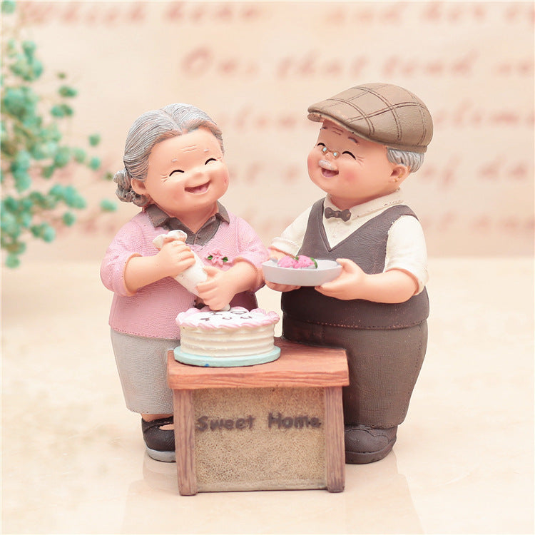 Home living room character decoration resin decoration