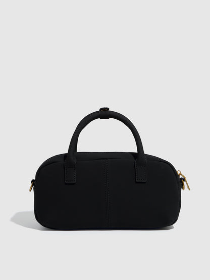 Retro Commuter Women's French Stick Pleated Tote Bag