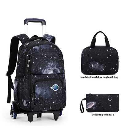 Schoolbag Climbing Stairs Large Capacity Fashion Multi-layer Breathable Backpack
