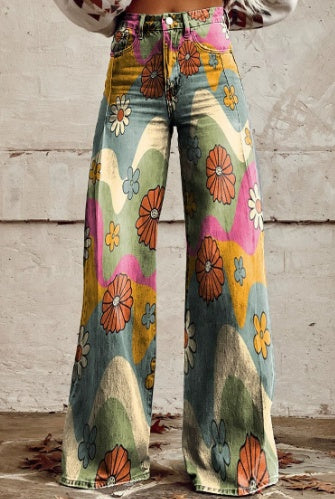 Women's Casual Pants Thin Imitation Jeans