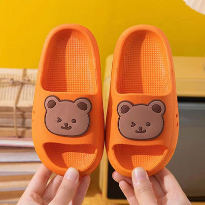 New Children's Sandals Summer Boys And Girls Home Fashion Cartoon Soft Bottom Kindergarten Baby Child Slippers