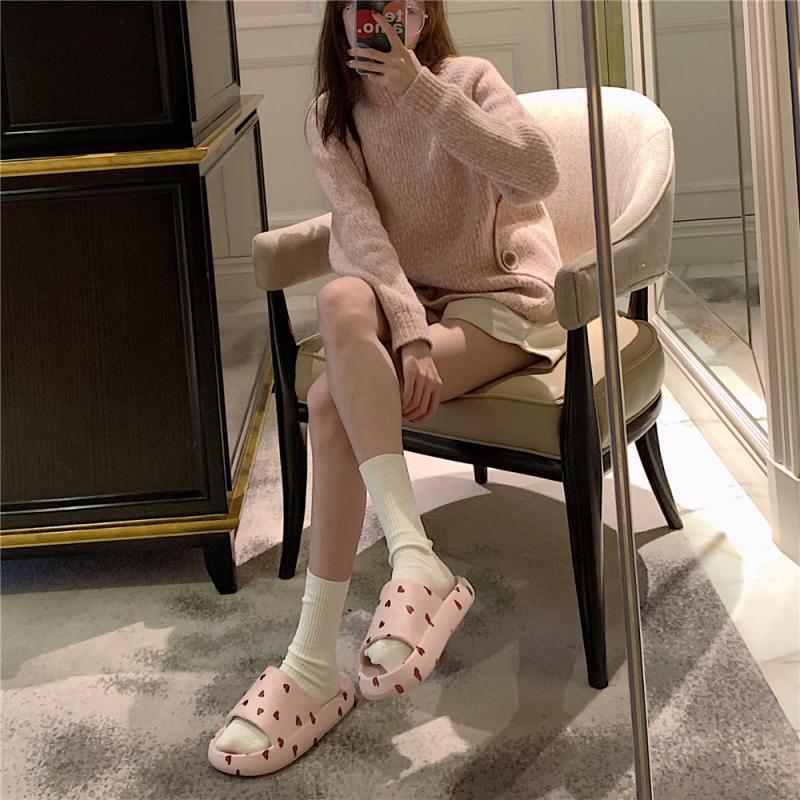 Women's Fashion Platform Slippers Home Slippers