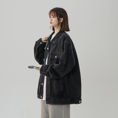 American Retro Loose Versatile Denim Jacket