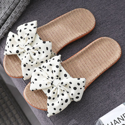 Big Bow Slippers Home Non-Slip Slippers