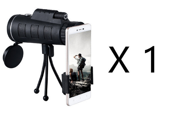 Compact monocular for bird watching and hiking