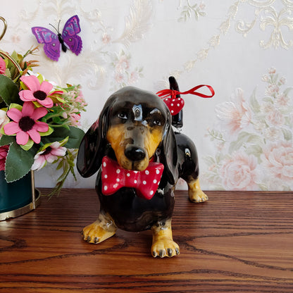 Ceramic Dog Decoration Creative Home Decoration