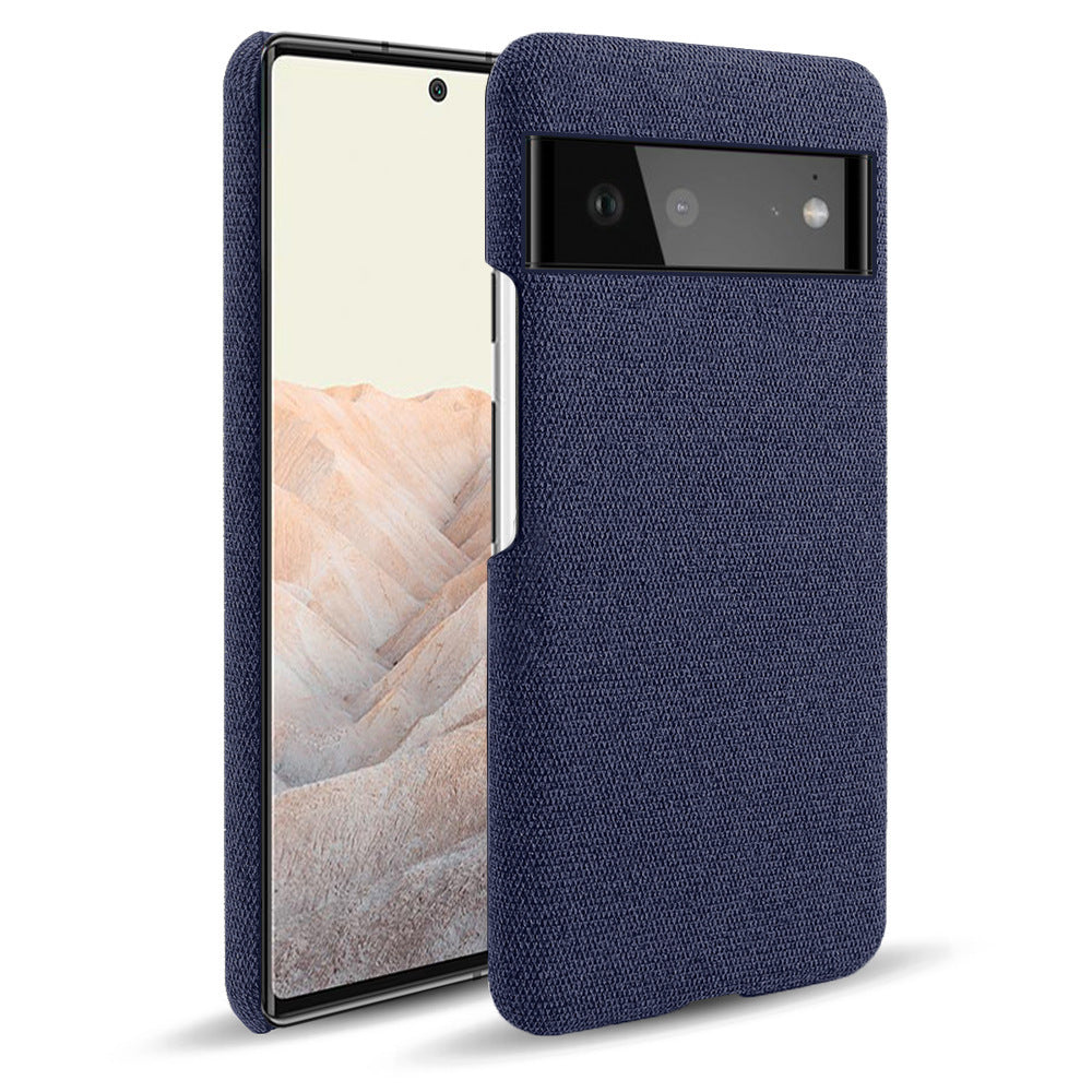 Mobile Phone Protective Leather Cover Cloth Pattern Mobile Phone