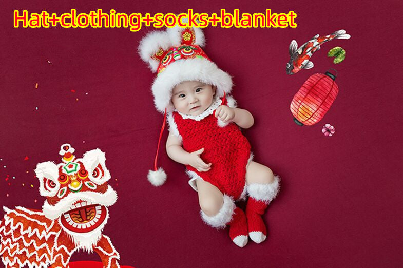 Children's Photography Costumes Full Moon Hundred Days Baby Photo Costumes
