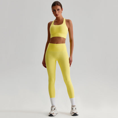 Yoga Clothes Suit Naked Women Feeling Beautiful Back