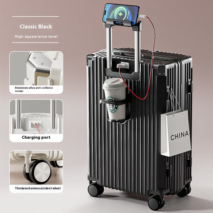 Multifunctional Anti-fall Luggage Thickened And Large-capacity Trolley Case