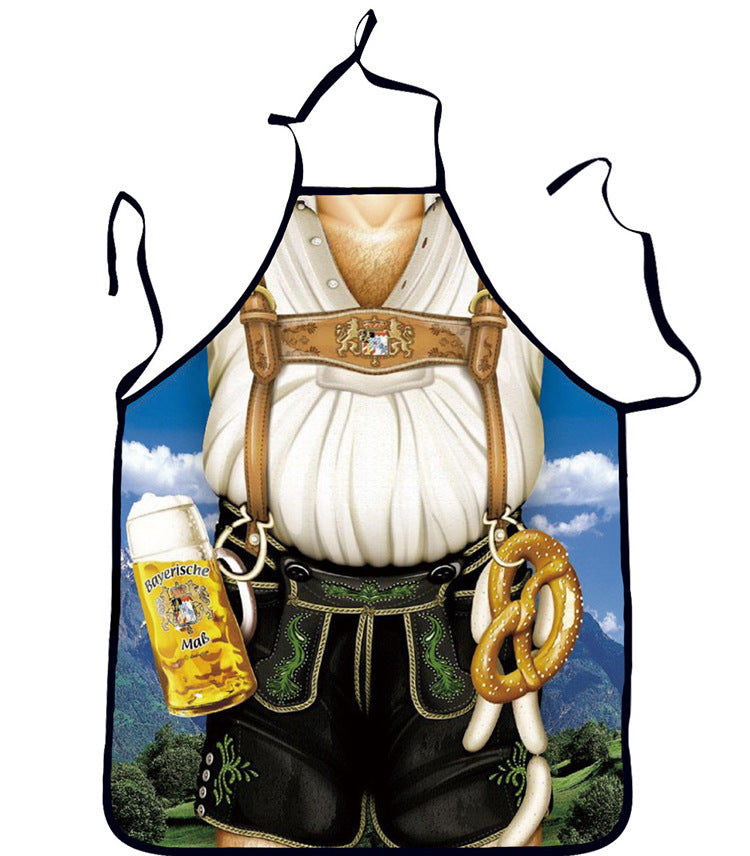 Christmas Girl Print Apron Christmas Apron Christmas Tree