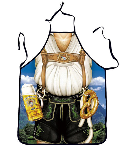 Christmas Girl Print Apron Christmas Apron Christmas Tree