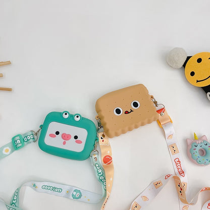 Children's Mini Cute Trendy Crossbody Silicone Bag