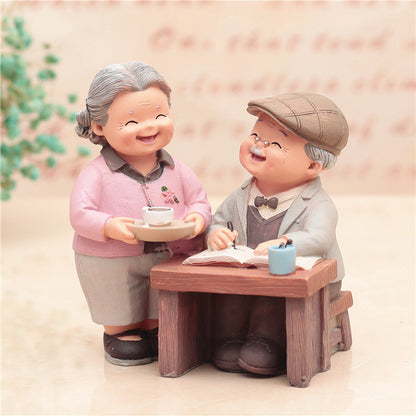 Home living room character decoration resin decoration