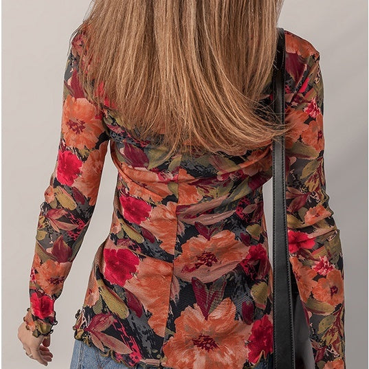 Pullover Round Neck Long Sleeves Bottoming Shirt Women's Casual All-matching