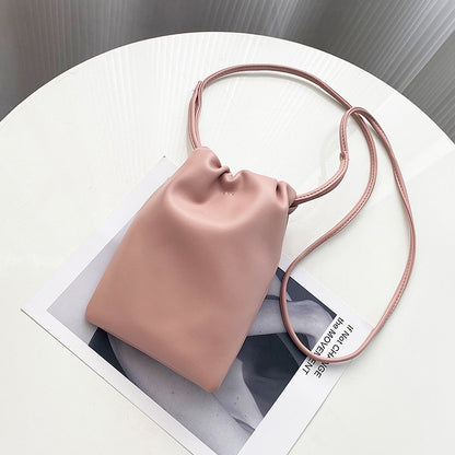 New Fashion Simple Small Chinese Character Fu Bag Shoulder Crossbody Bag