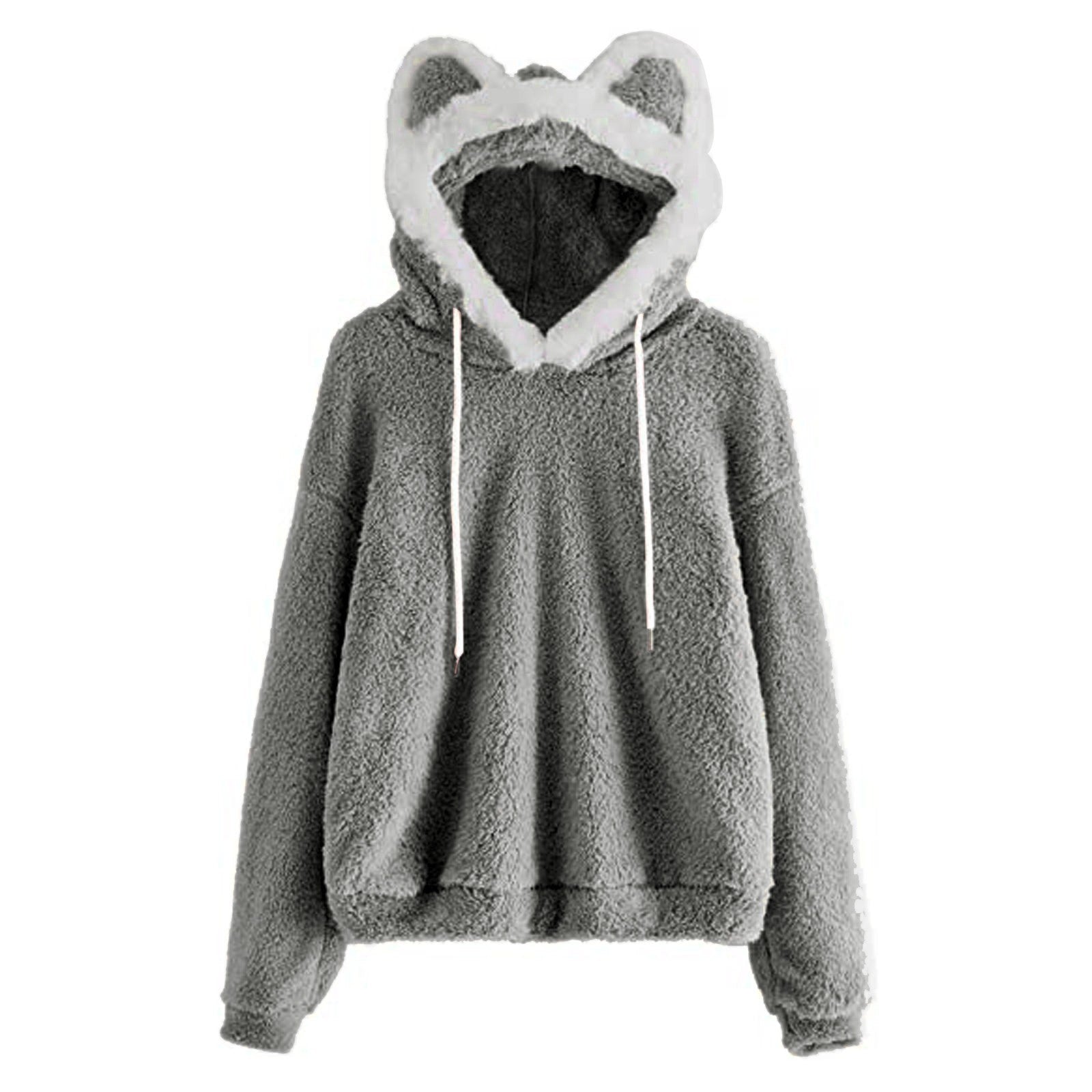 Hooded Cat Ears Loose Casual Sweater Sweater