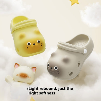 Children's Closed Toe Home Outdoor Slippers