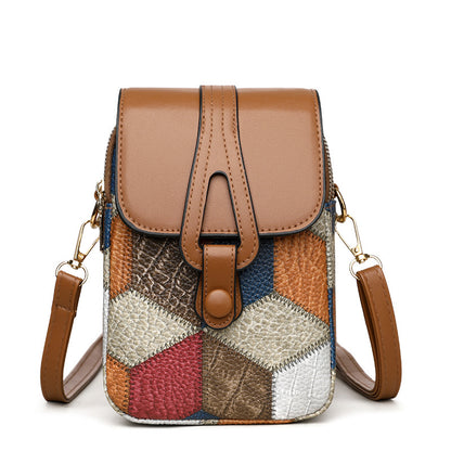 All-matching Fashion Vertical Exquisite Soft Leather Casual Pouch
