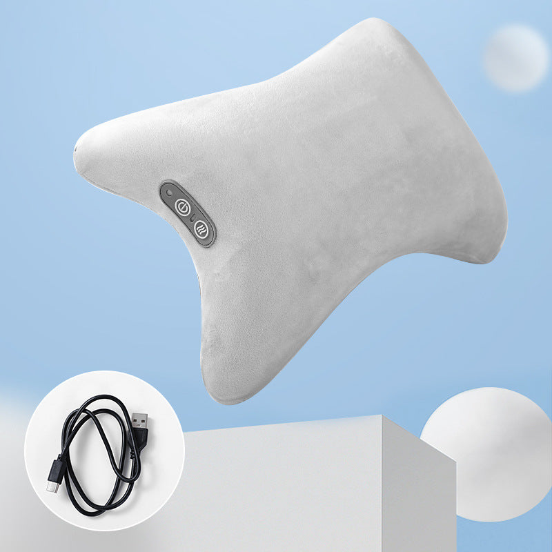 Office Nap Vibrating Massage Hot Compress Pillow