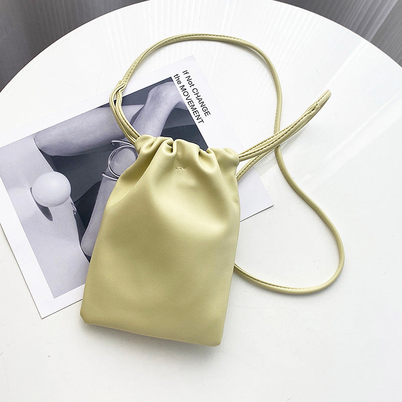 New Fashion Simple Small Chinese Character Fu Bag Shoulder Crossbody Bag