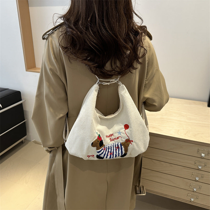 Retro Large Capacity Women's Tote Bag Fashion Casual Fashion Shoulder Handbag