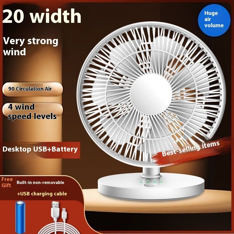 Silent Wind USB Office And Dormitory Mini Clip Fan Desktop Floor