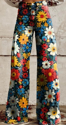 Women's Casual Pants Thin Imitation Jeans