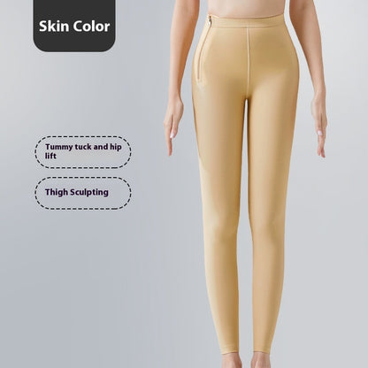Zipper Shaping Postpartum Waist Trimming Leg Shaping Hip Lifting Belly Contracting Pants
