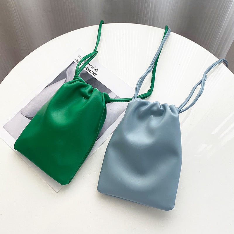 New Fashion Simple Small Chinese Character Fu Bag Shoulder Crossbody Bag