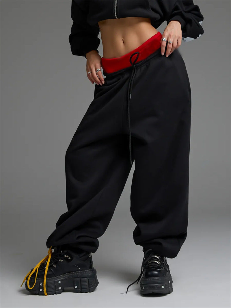Casual Straight-leg Wide Leg Sweatpants