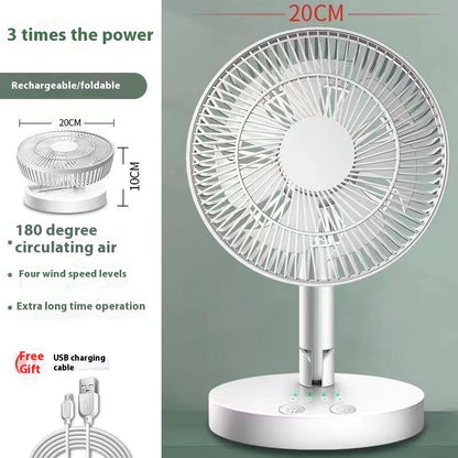 Silent Wind USB Office And Dormitory Mini Clip Fan Desktop Floor