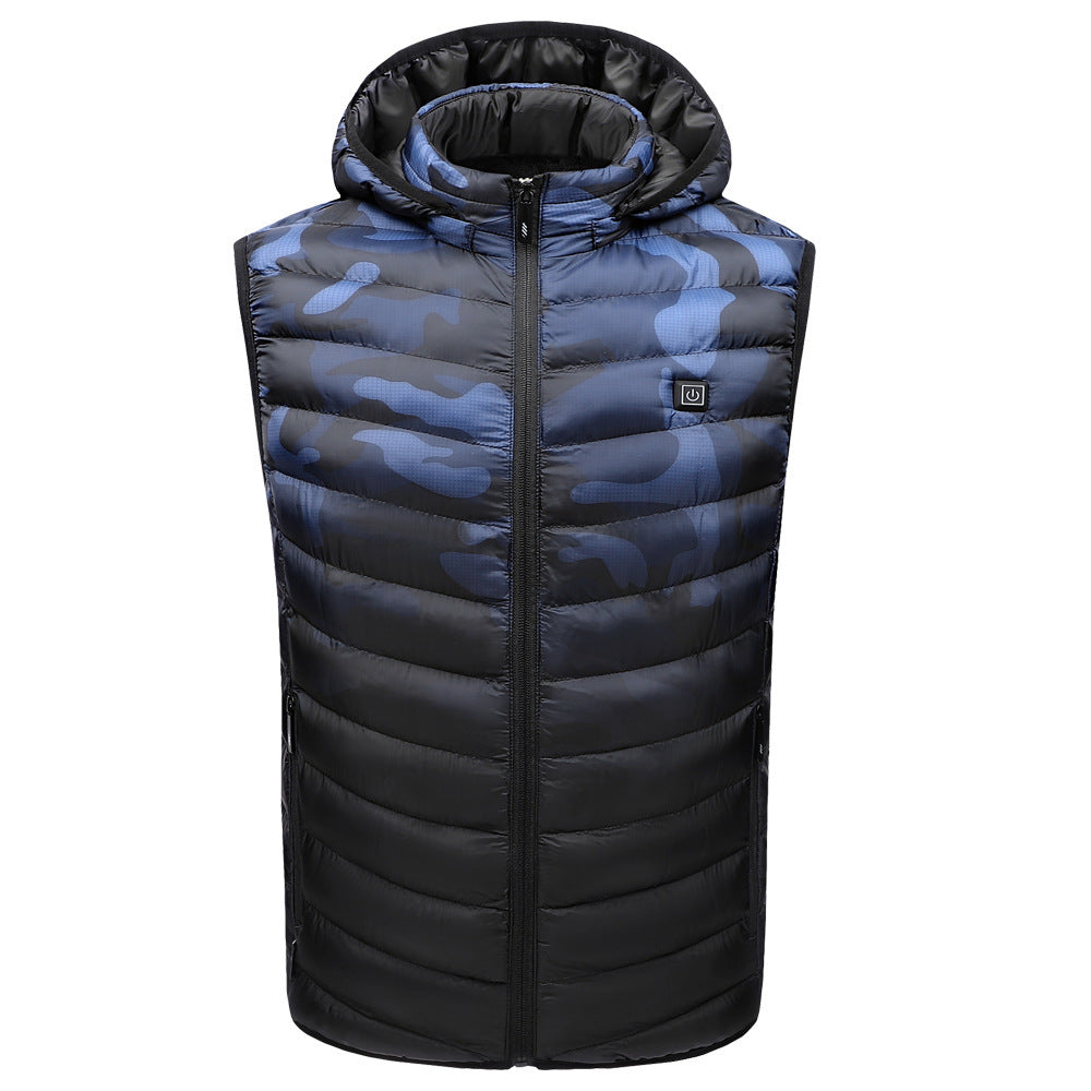 Men Autumn And Winter Plus Velvet Camouflage Jacket