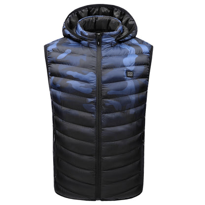 Men Autumn And Winter Plus Velvet Camouflage Jacket