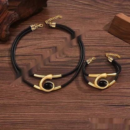 Bohemian Style Fashion Personality And Creativity Iron Jewelry Suit Women