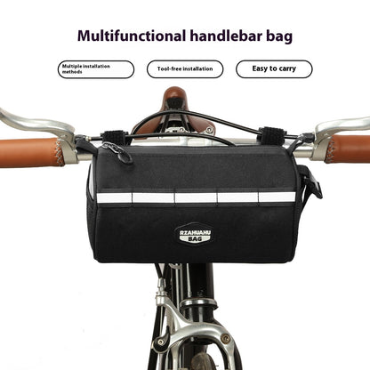 Large Capacity Folding Front Beam Mountain Bike Pannier Bag Accessories Cycling Fixture