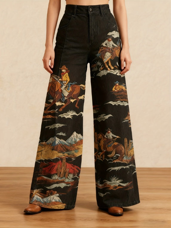 Women's Casual Pants Thin Imitation Jeans