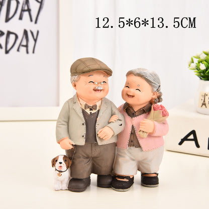 Home living room character decoration resin decoration
