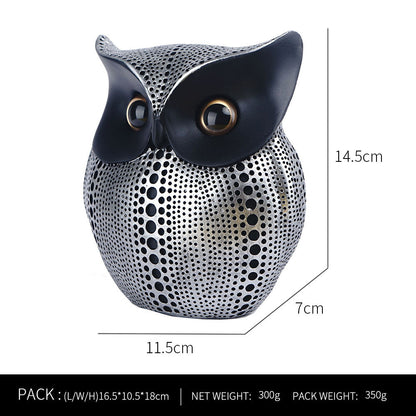 Owl Resin Craft Decoration Home Soft Decoration
