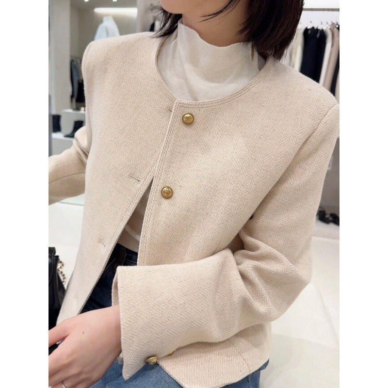 Wool Women's Short Coat Autumn And Winter