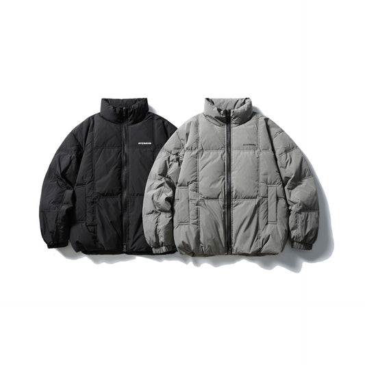Stand Collar Unisex Thickened Down Jacket