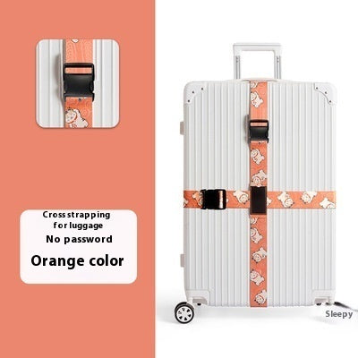 Password Lock Safety Belt Suitcase Band Trolley Case Packing Belt