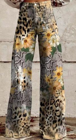 Women's Casual Pants Thin Imitation Jeans